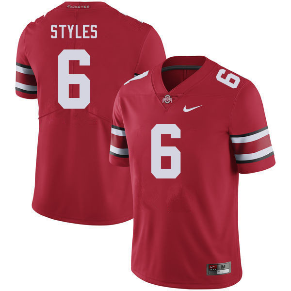 Ohio State Buckeyes #6 Sonny Styles College Football Jerseys Stitched-Red